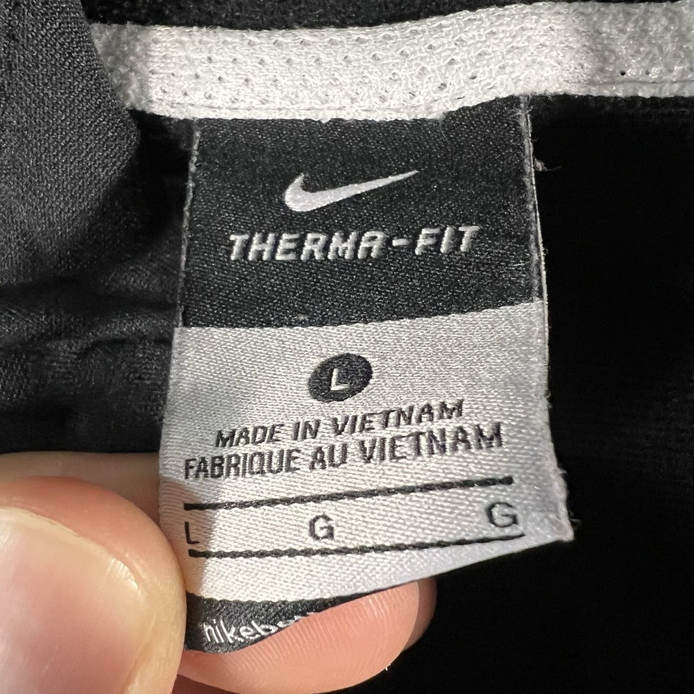 Nike Therma-FIT Elite Full Zip Hoodie Black Training Jacket Men's Large View 6